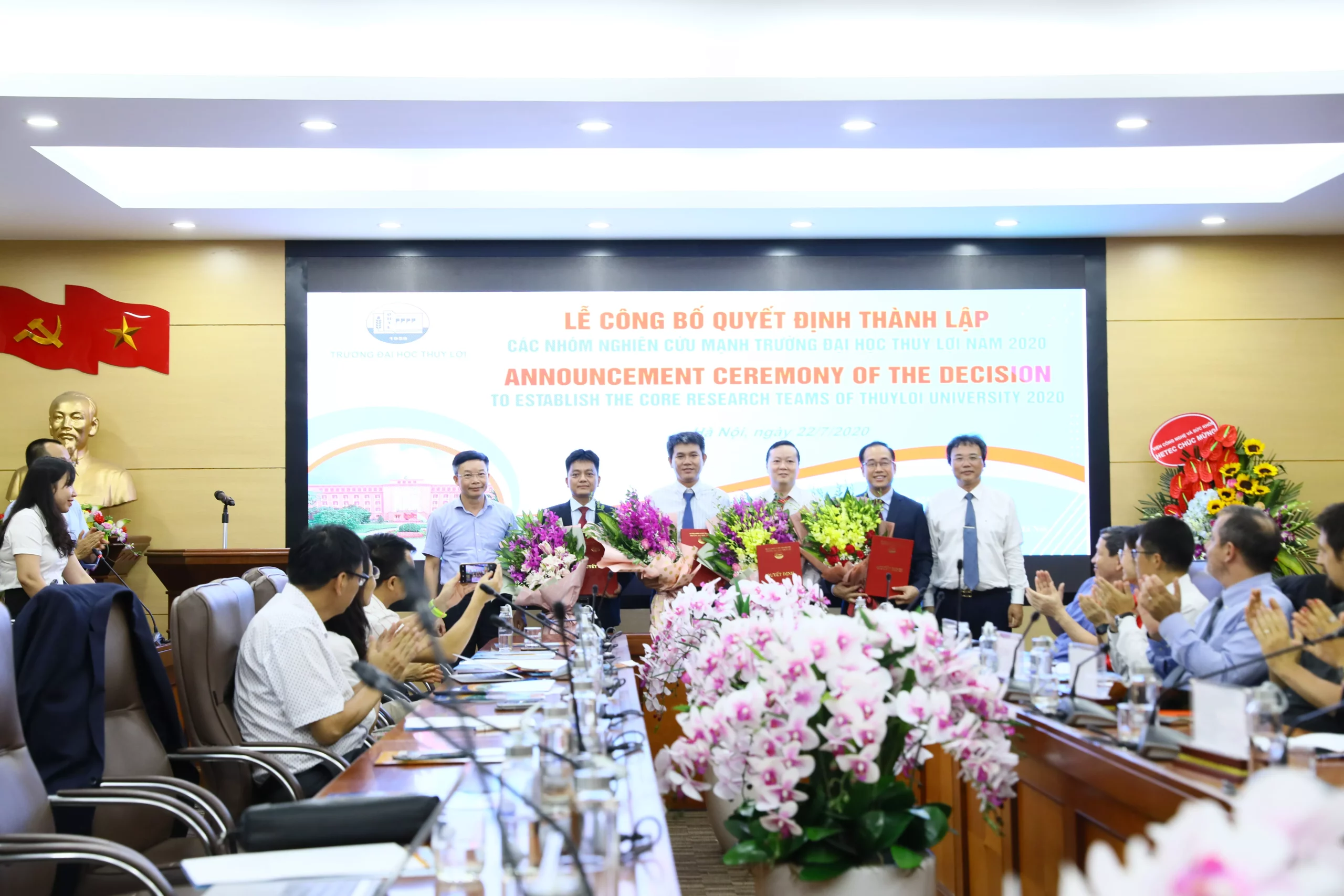 Trường Đại học Thủy lợi ra mắt 4 nhóm nghiên cứu mạnh