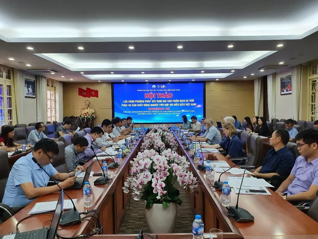 Hội thảo “Lựa chọn phương pháp xác định giá sản phẩm dịch vụ tưới phục vụ sản xuất nông nghiệp phù hợp với điều kiện Việt Nam”