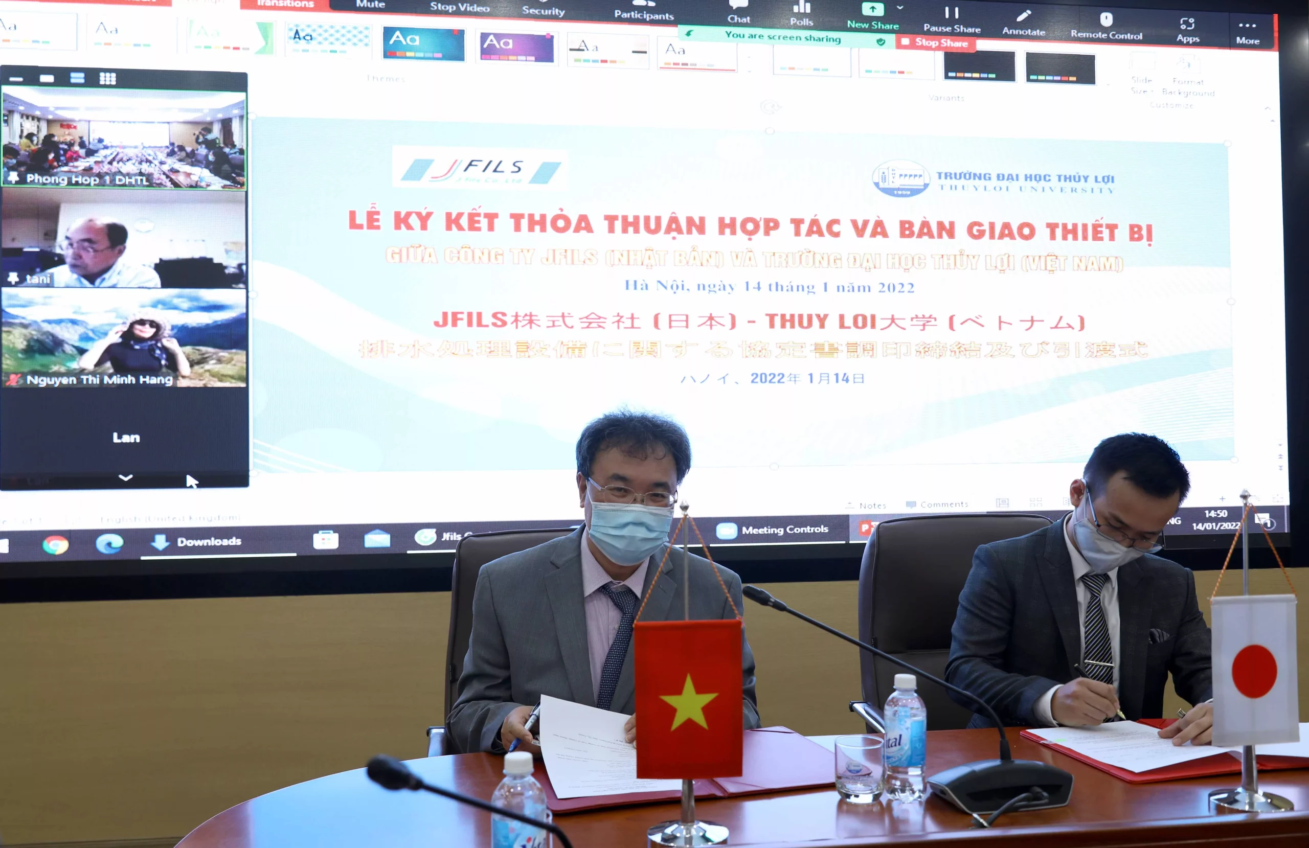 Hợp tác cung cấp thiết bị thực hành cho sinh viên Trường Đại học Thủy lợi