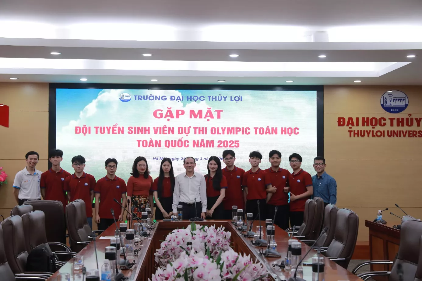 Meeting and Encouragement for the Mathematics Olympic Team Ahead of the National Competition