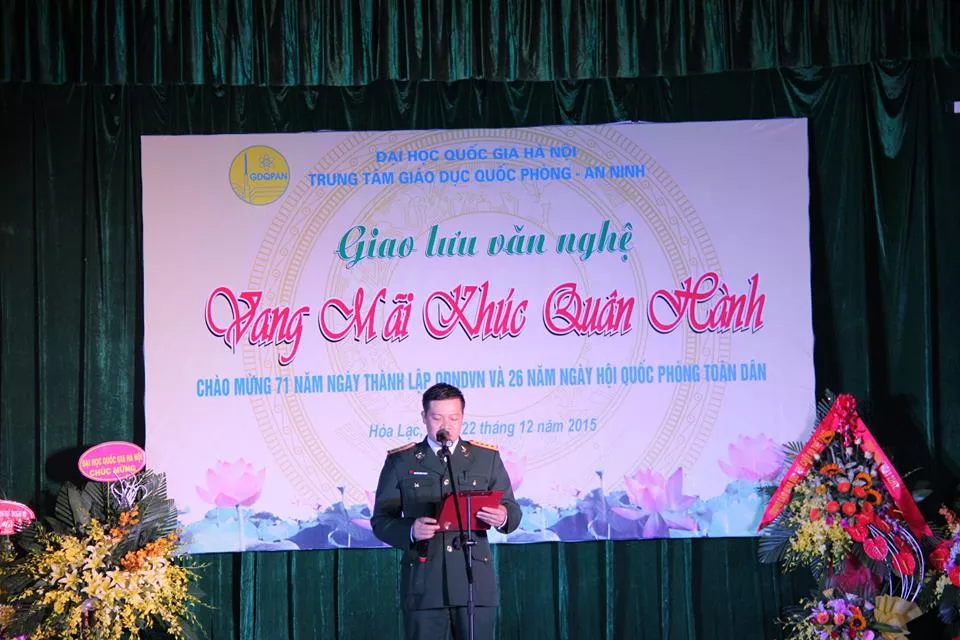 Giao lưu văn nghệ:  Vang mãi khúc quân hành