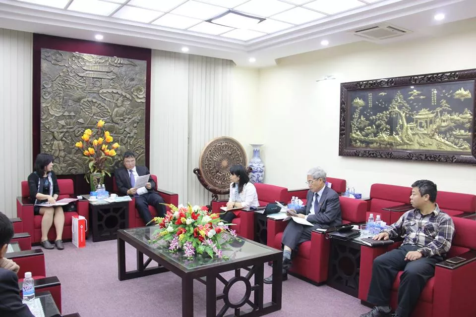 Tiếp đón GS Chikako Takeishi,Phó Hiệu trưởng Trường Đại học Chuo,Nhật Bản