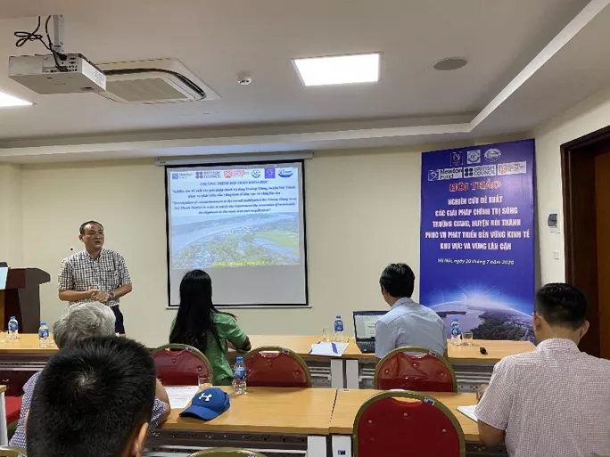 Hội thảo khoa học “Nghiên cứu đề xuất các giải pháp chỉnh trị sông Trường Giang, huyện Núi Thành phục vụ phát triển bền vững kinh tế khu vực và vùng lân cận”