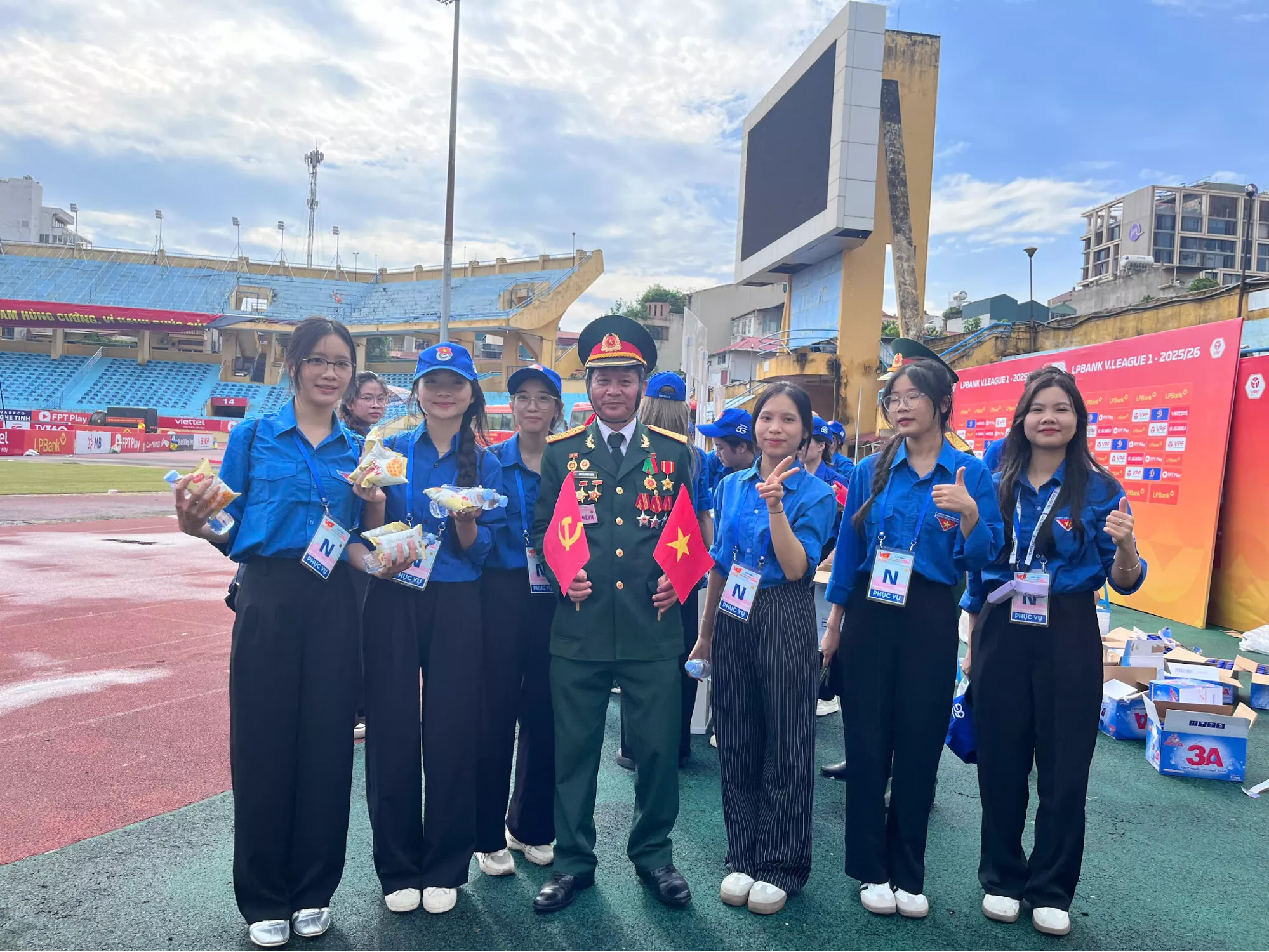 Sức trẻ Trường Đại học Thủy lợi tại Lễ tổng duyệt A80 – Một đêm trắng vì Tổ quốc