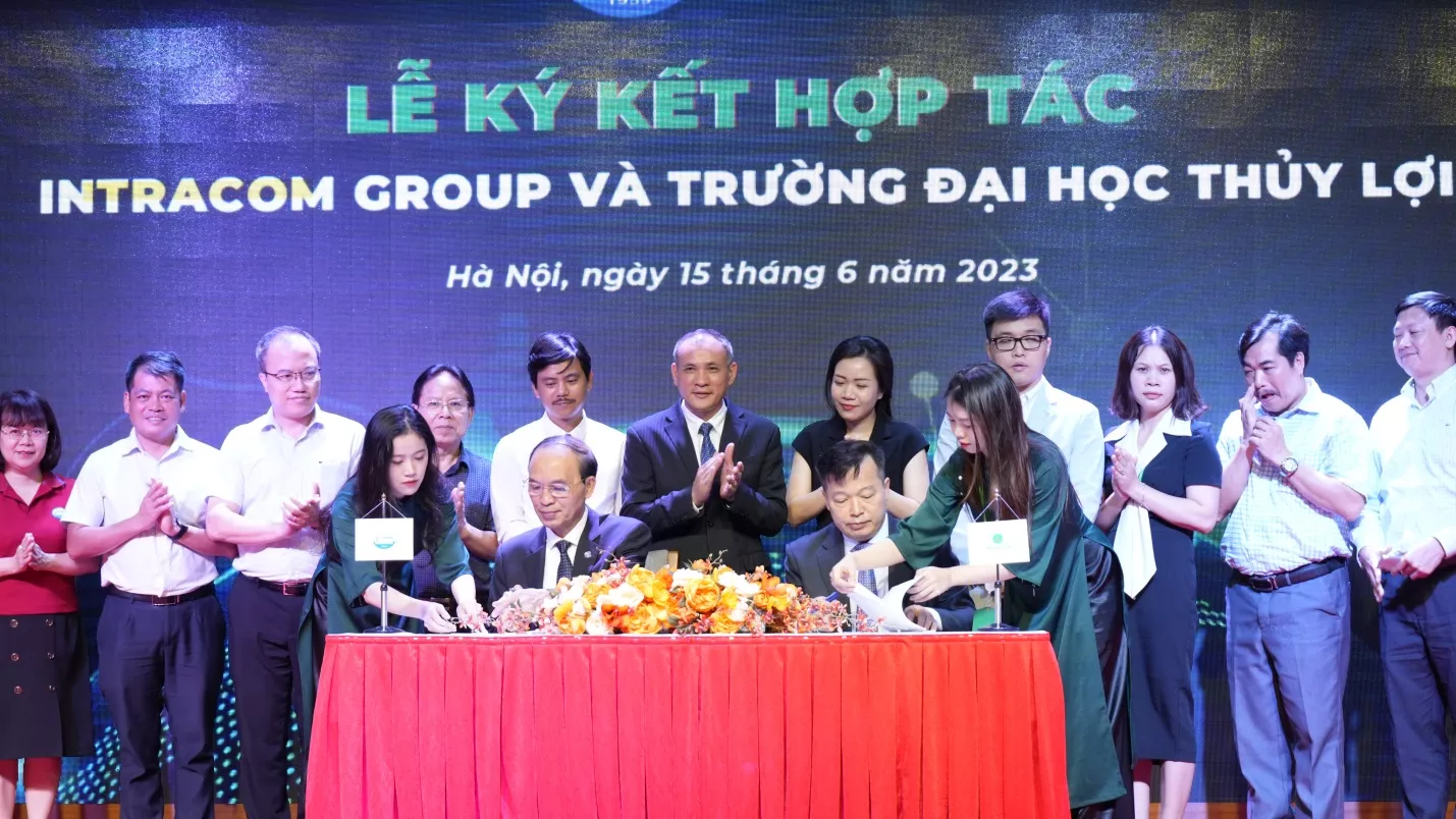 INTRACOM của Shark Nguyễn Thanh Việt ký kết hợp tác với Trường Đại học Thủy lợi