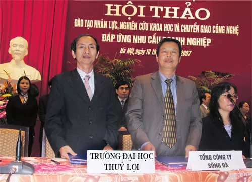 Hợp tác Khoa học, công nghệ và đào tạo giữa Trường ĐH Thủy lợi và Tổng Công ty Sông Đà