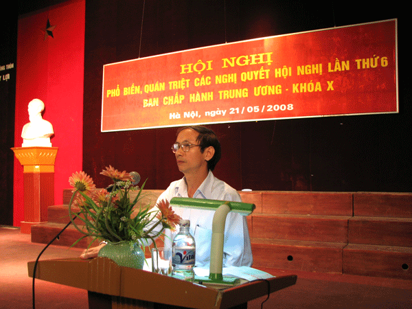 Trường Đại học Thủy lợi quán triệt các Nghị quyết Hội nghị lần thứ 6 BCH Trung ương Khóa X