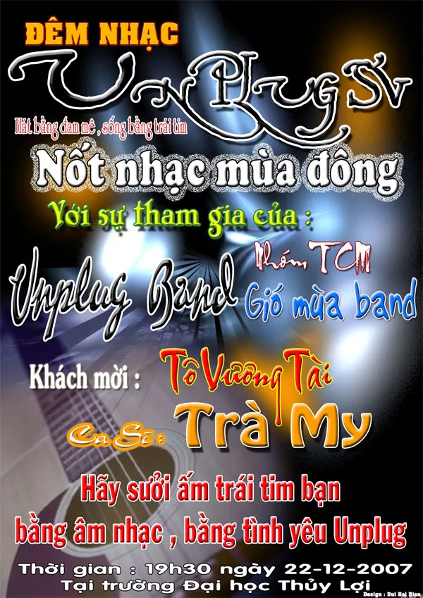 Đêm nhạc Unplug SV-nốt nhạc mùa đông