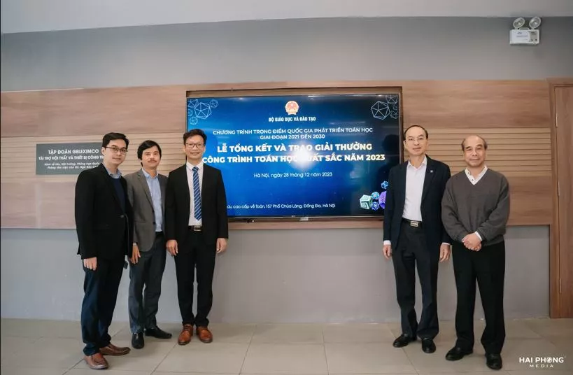 Giảng viên Đại học Thuỷ lợi đạt giải thưởng công trình toán học xuất sắc