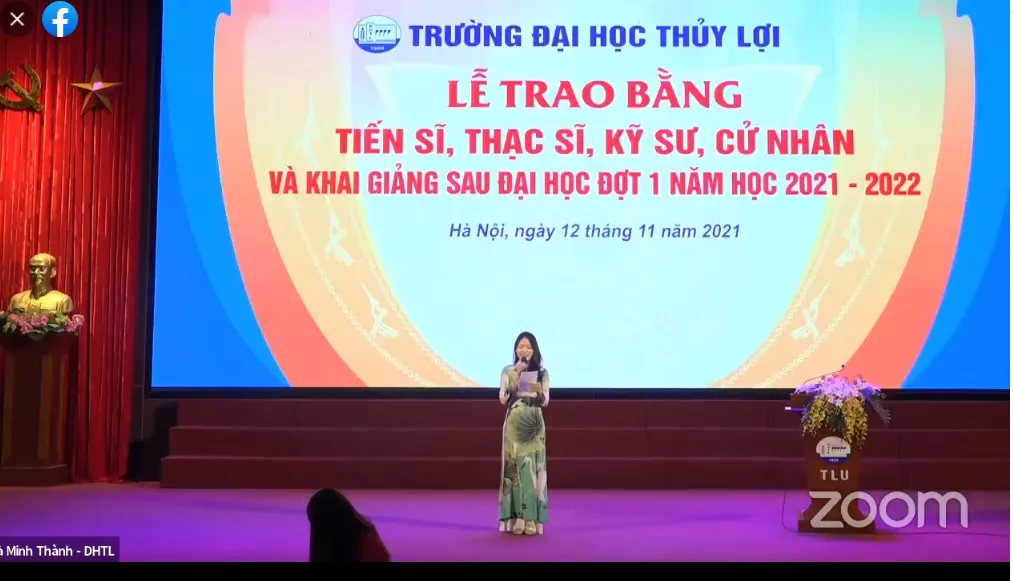 TRỰC TIẾP: Lễ tốt nghiệp, trao bằng Tiến sĩ, Thạc sĩ, Kỹ sư, Cử nhân và Khai giảng Sau đại học năm 2021