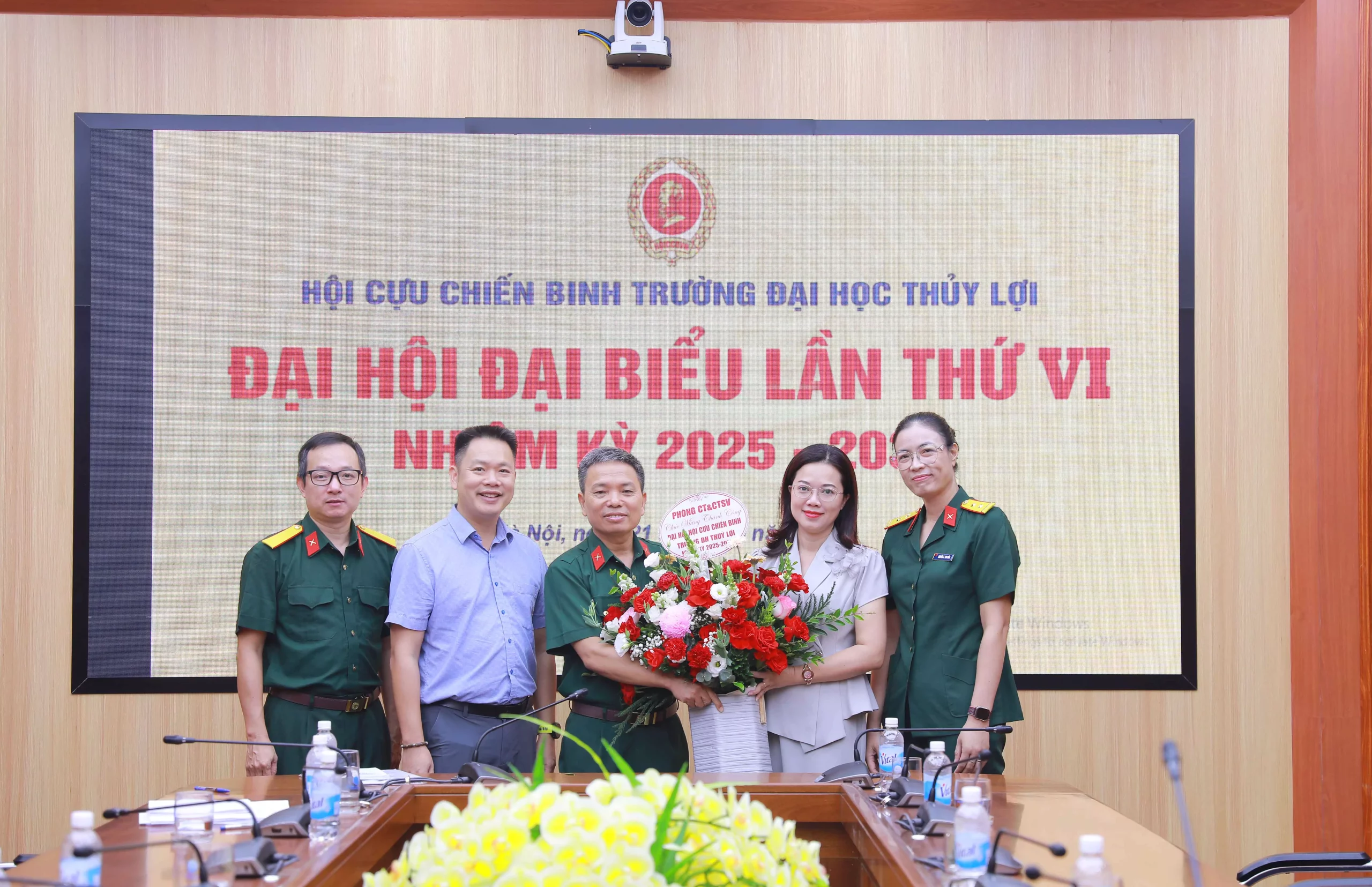 Đại hội Hội Cựu chiến binh Trường Đại học Thủy lợi nhiệm kỳ 2025-2030 thành công tốt đẹp
