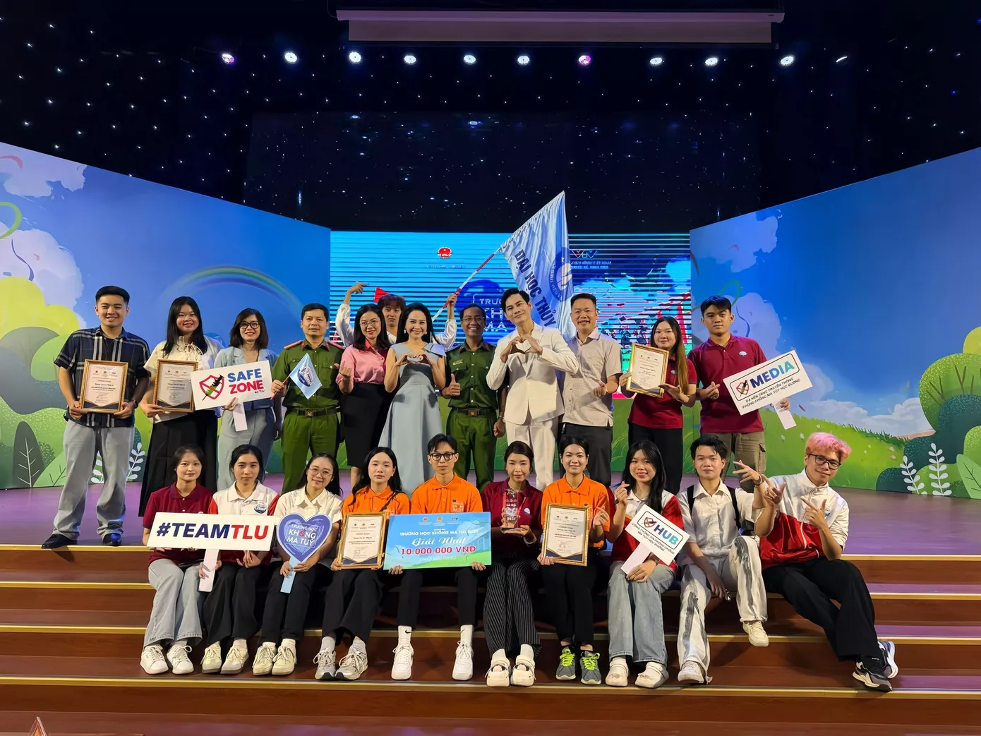 Trường Đại học Thủy lợi giành thắng lợi lớn tại cuộc thi “Trường học không ma túy” 2025