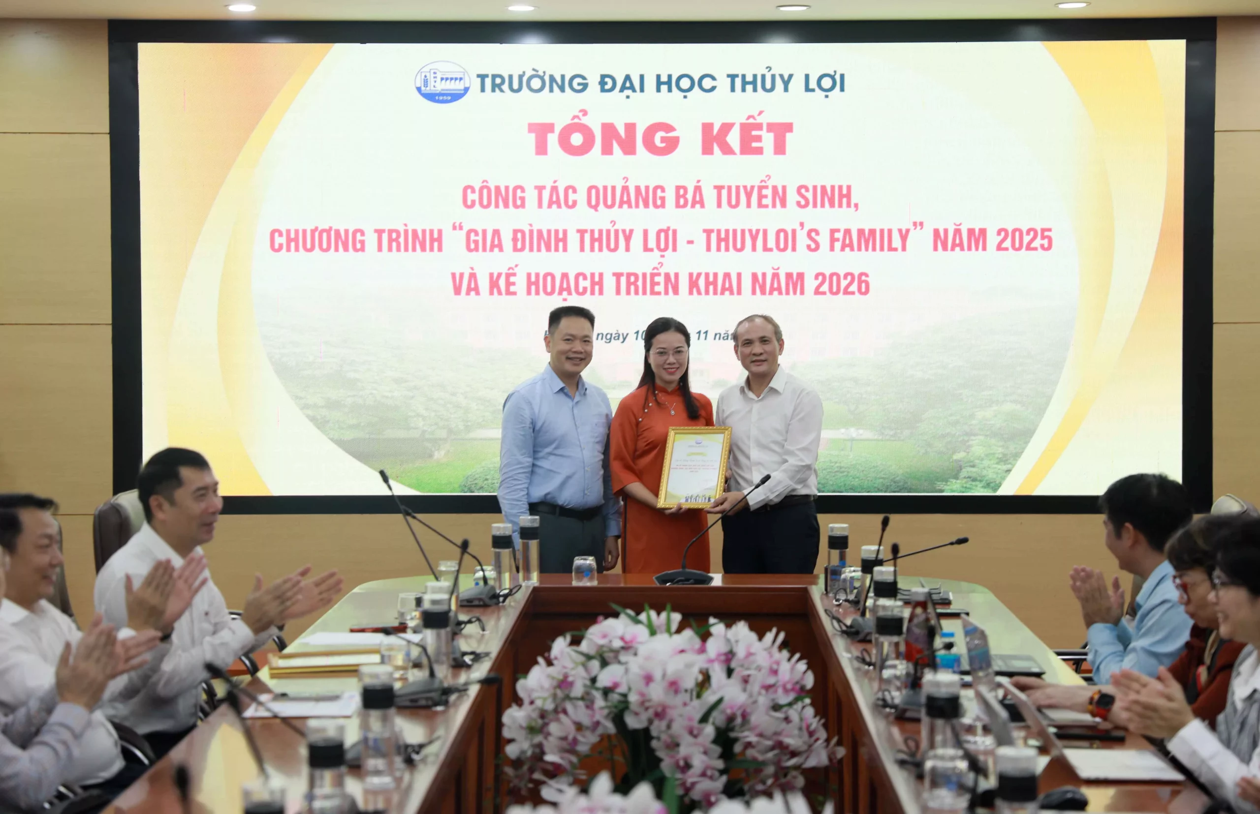 Tổng kết công tác quảng bá tuyển sinh, chương trình “Gia đình Thủy lợi – Thuyloi’s Family” năm 2025 và Kế hoạch triển khai năm 2026