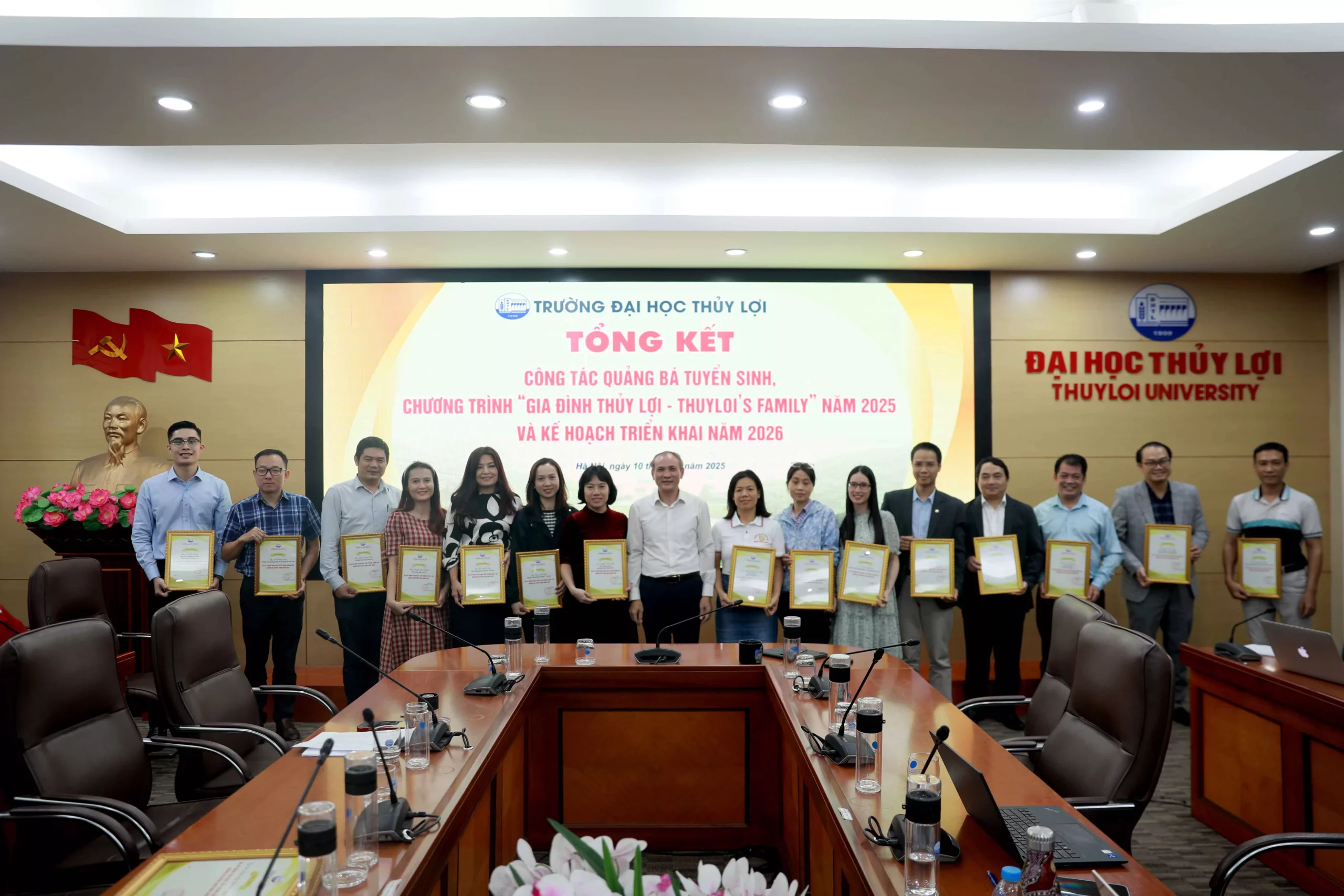 Tổng kết công tác quảng bá tuyển sinh, chương trình “Gia đình Thủy lợi – Thuyloi’s Family” năm 2025 và Kế hoạch triển khai năm 2026