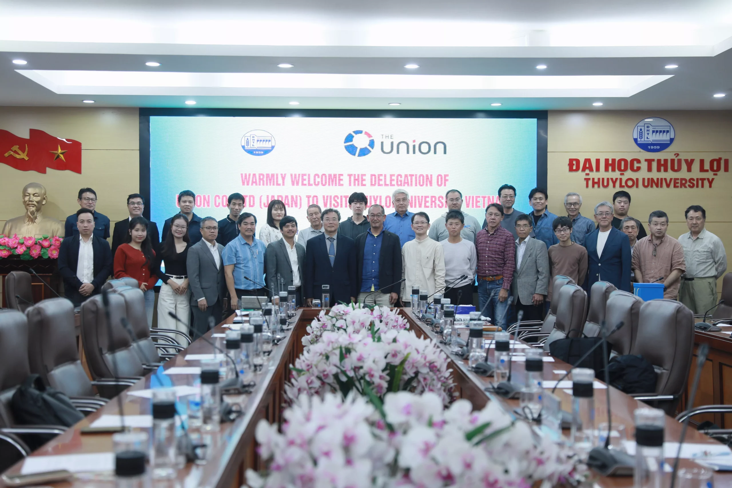 Trường Đại học Thủy lợi đón tiếp đoàn Công ty Union Co., Ltd (Nhật Bản)