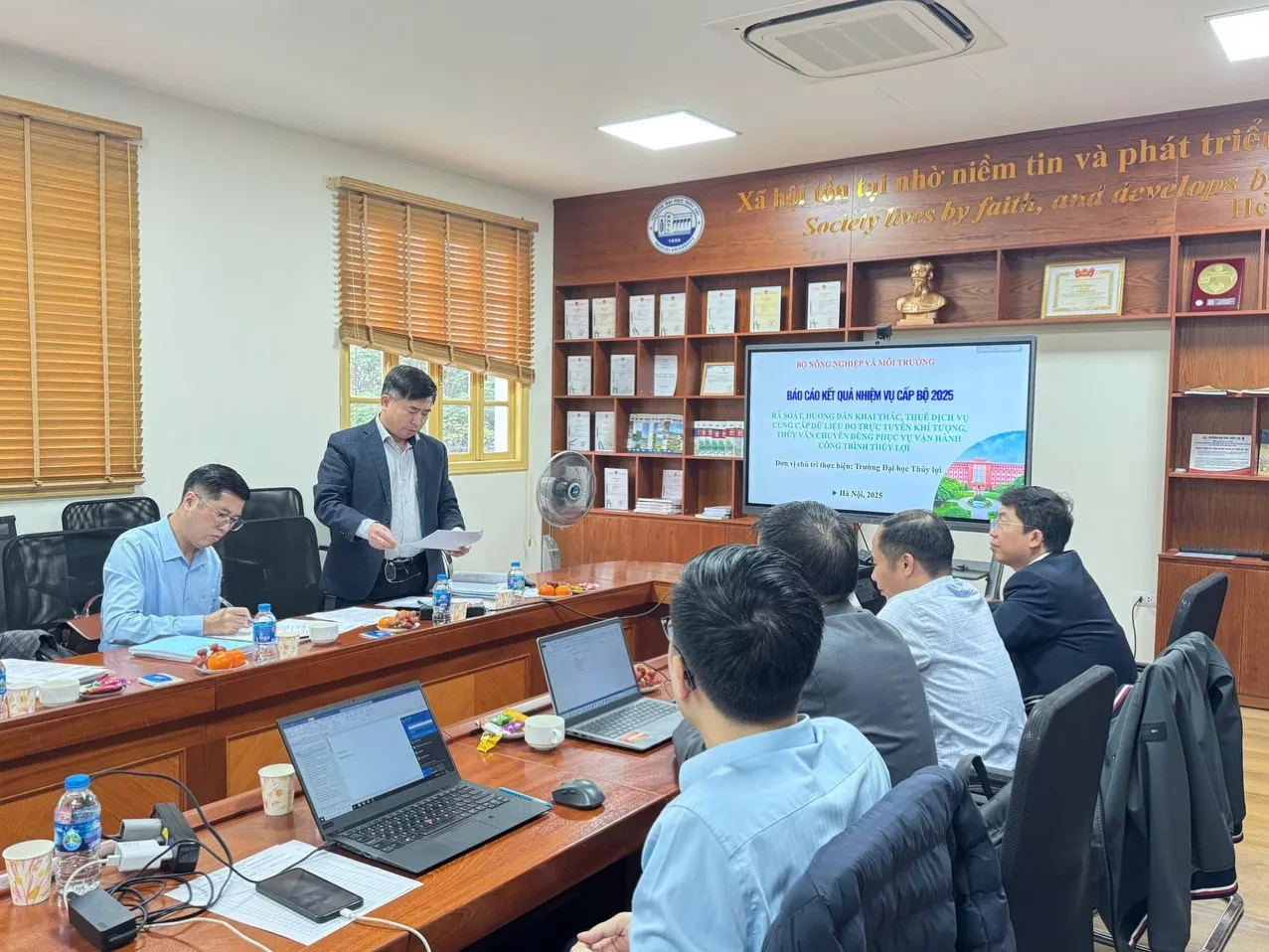 Nghiệm thu cấp cơ sở nhiệm vụ cấp Bộ năm 2025