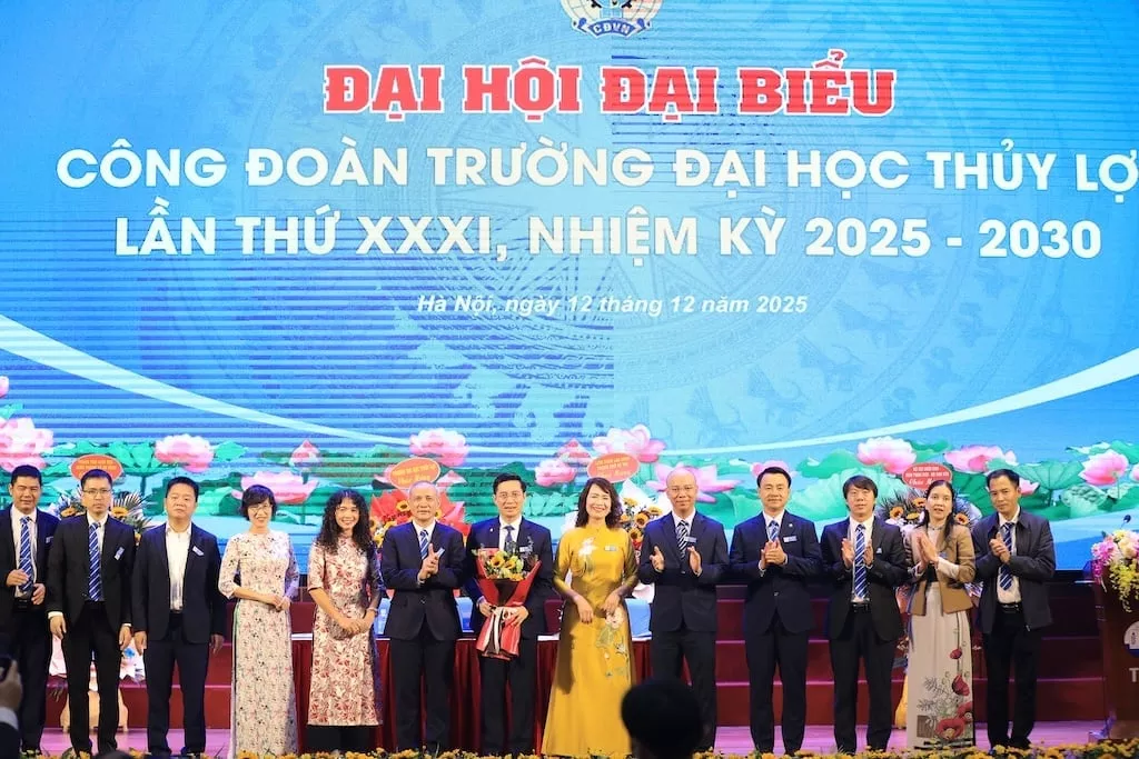 Đại hội đại biểu Công đoàn Trường Đại học Thủy lợi lần thứ XXXI thành công tốt đẹp