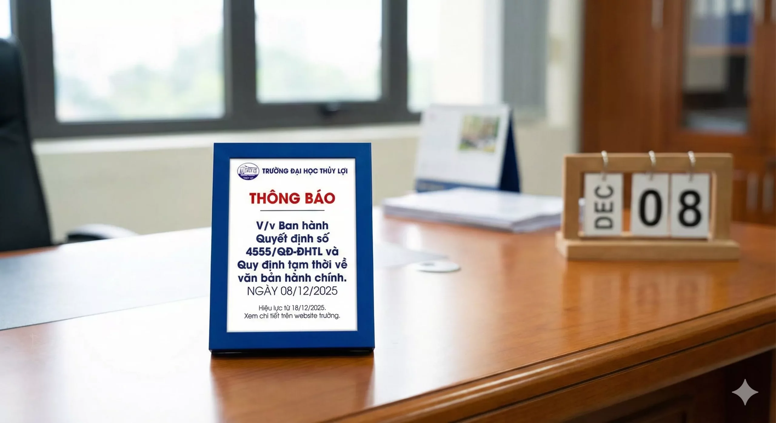 Trường Đại học Thủy lợi ban hành Quy định tạm thời về soạn thảo, thẩm định pháp lý và ban hành văn bản hành chính