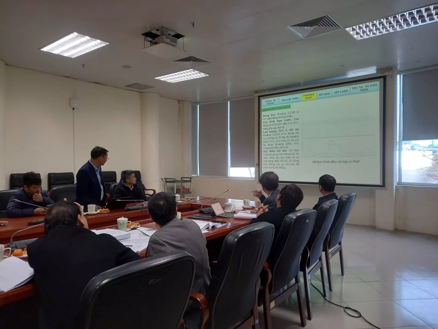 Nghiệm thu đề tài KH&CN cấp quốc gia: ” Nghiên cứu xây dựng, đánh giá tác động của các kịch bản mưa, lũ cực hạn đến hồ chứa lớn lưu vực sông Đà dựa trên nền tảng tích hợp mô hình khí tượng – thủy văn và thuật toán chuyển vị động lực các điều kiện khí quyển”, mã số ĐTĐL.CN-51/22