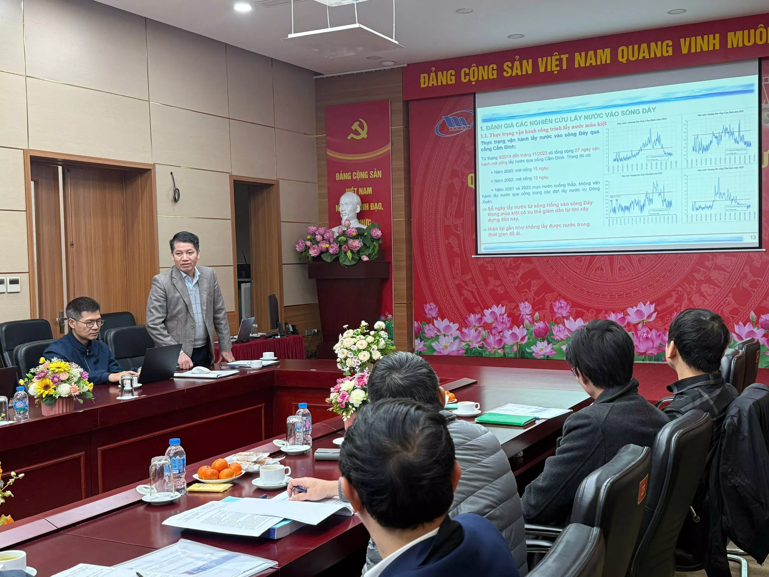 Nghiên cứu các giải pháp nâng cao hiệu quả lấy nước, chuyển nước vào sông Đáy