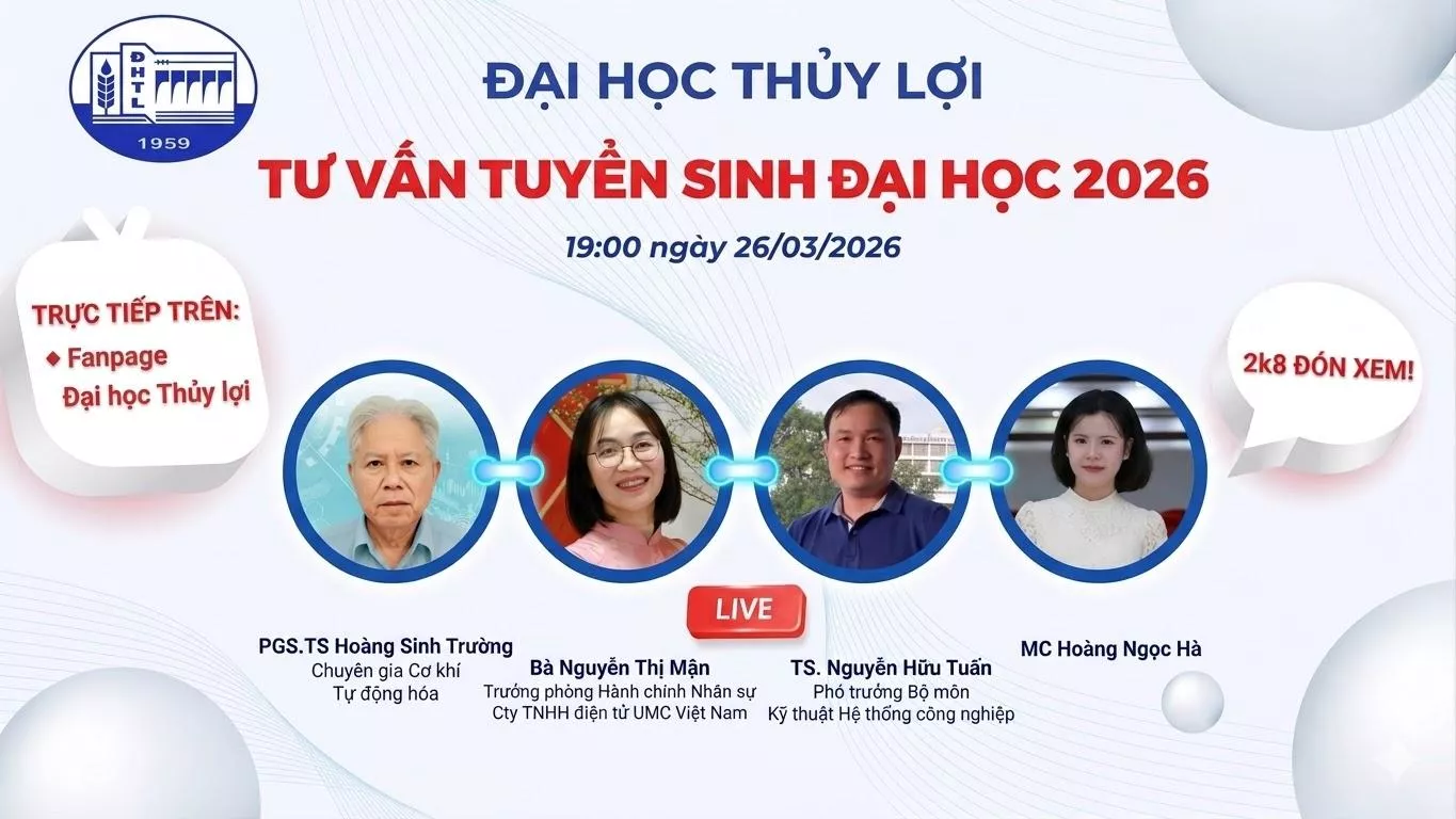 [TƯ VẤN TUYỂN SINH 2026] Kỹ sư cơ khí trong kỷ nguyên số: tư duy mới, vị thế mới