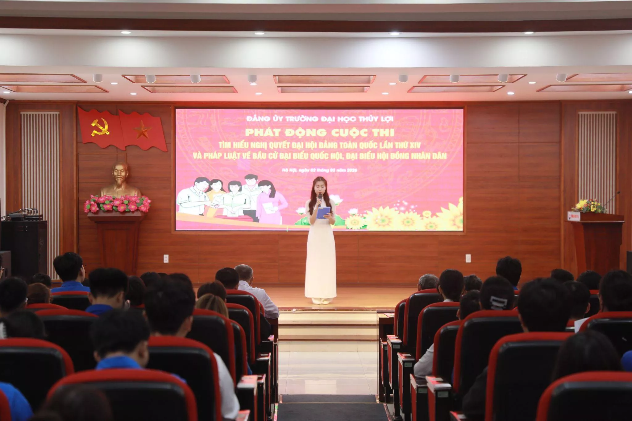 Trường Đại học Thủy lợi phát động Cuộc thi trực tuyến tìm hiểu Nghị quyết Đại hội XIV của Đảng và pháp luật về bầu cử
