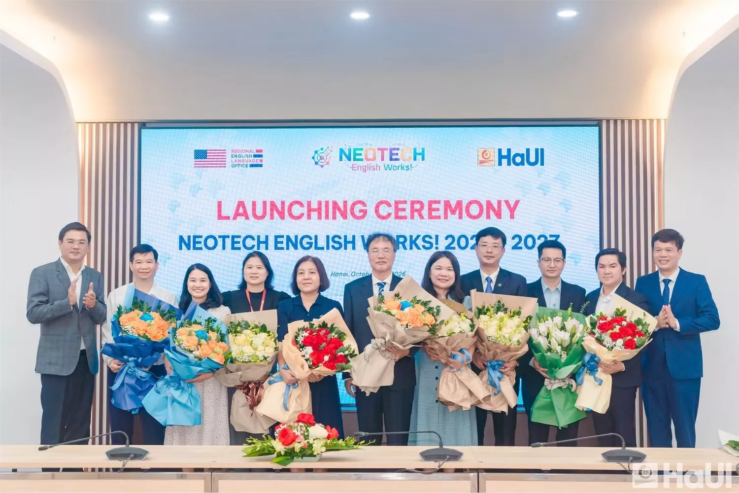 Thuyloi University attends the Launch of the NeoTECH English Works 2026–2027 project